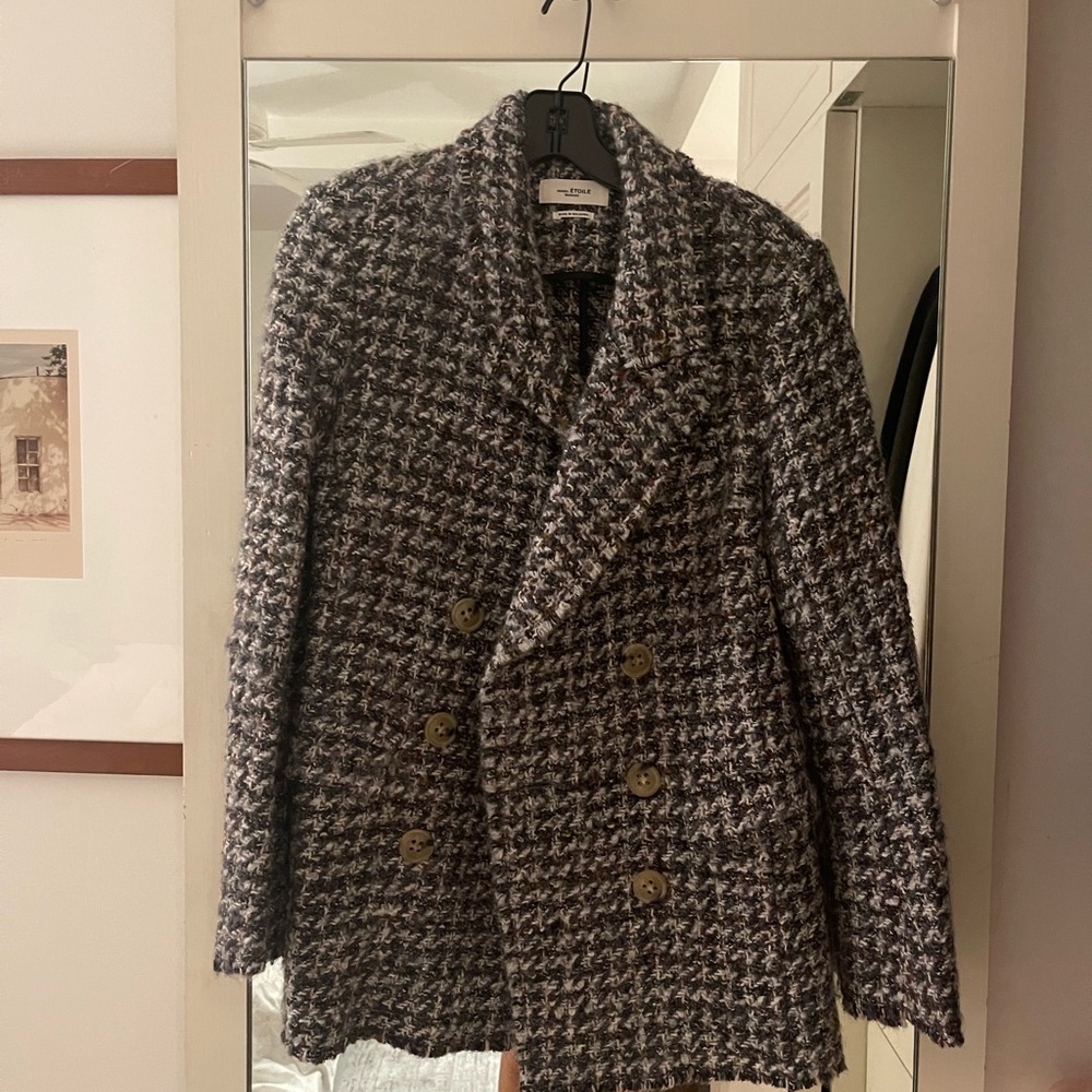 Isabel Marant Etoile Tweed Blazer Jacket